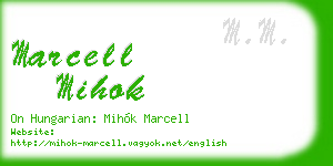 marcell mihok business card